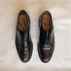 Allen Edmonds Plain Toe Black Dress Shoes